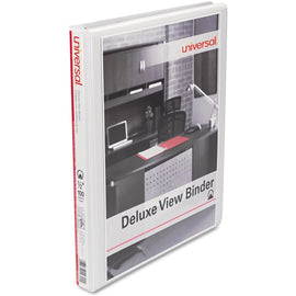 Deluxe Round Ring Vinyl View Binder, 1/2