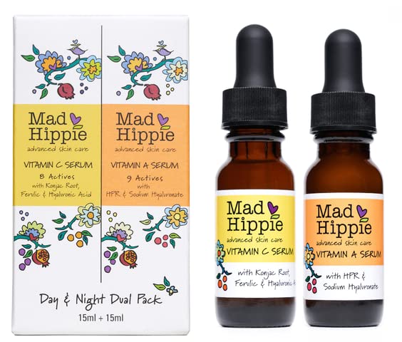 Mad Hippie Skin Care Set, Day & Night Dual Pack  0.5 Fl Oz Ea
