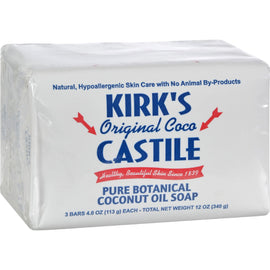 Kirk's Natural Castile Soap Original - 4 oz Each /