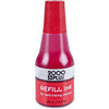 2000 PLUS Self-Inking Refill Ink, Red, .9 oz. Bottle,CONSOLIDATED STAMP,OxKom