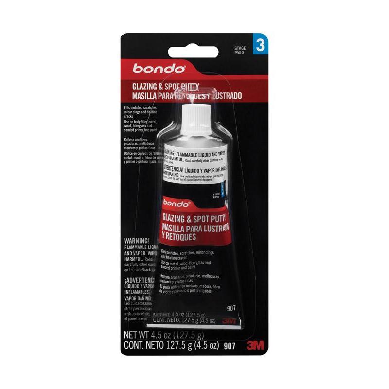 3M CO PUTTY GLAZE&SPOT 4.5 OZ,BONDO,OxKom