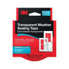 3M  Transparent  Weather Sealing Tape  For Seal Cracks 30 in. L,3M,OxKom