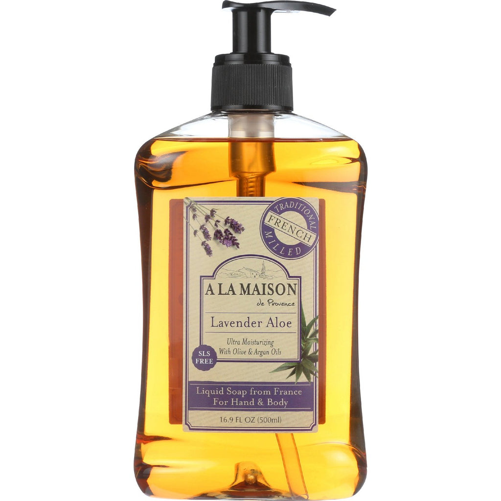 A La Maison French Liquid Soap - Lavender Aloe - 16.9 fl oz,A LA MAISON,OxKom
