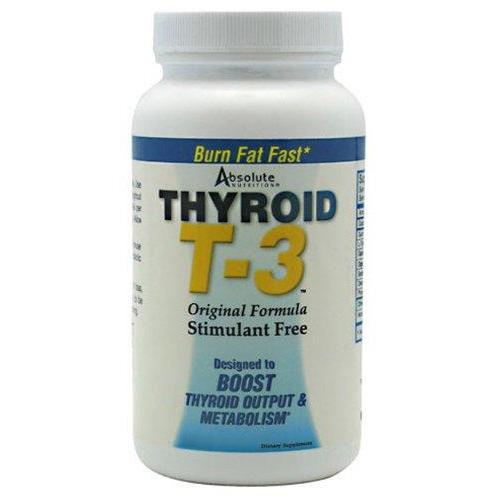 Absolute Nutrition Thyroid T-3 - 60 Capsules Each,ABSOLUTE NUTRTION,OxKom
