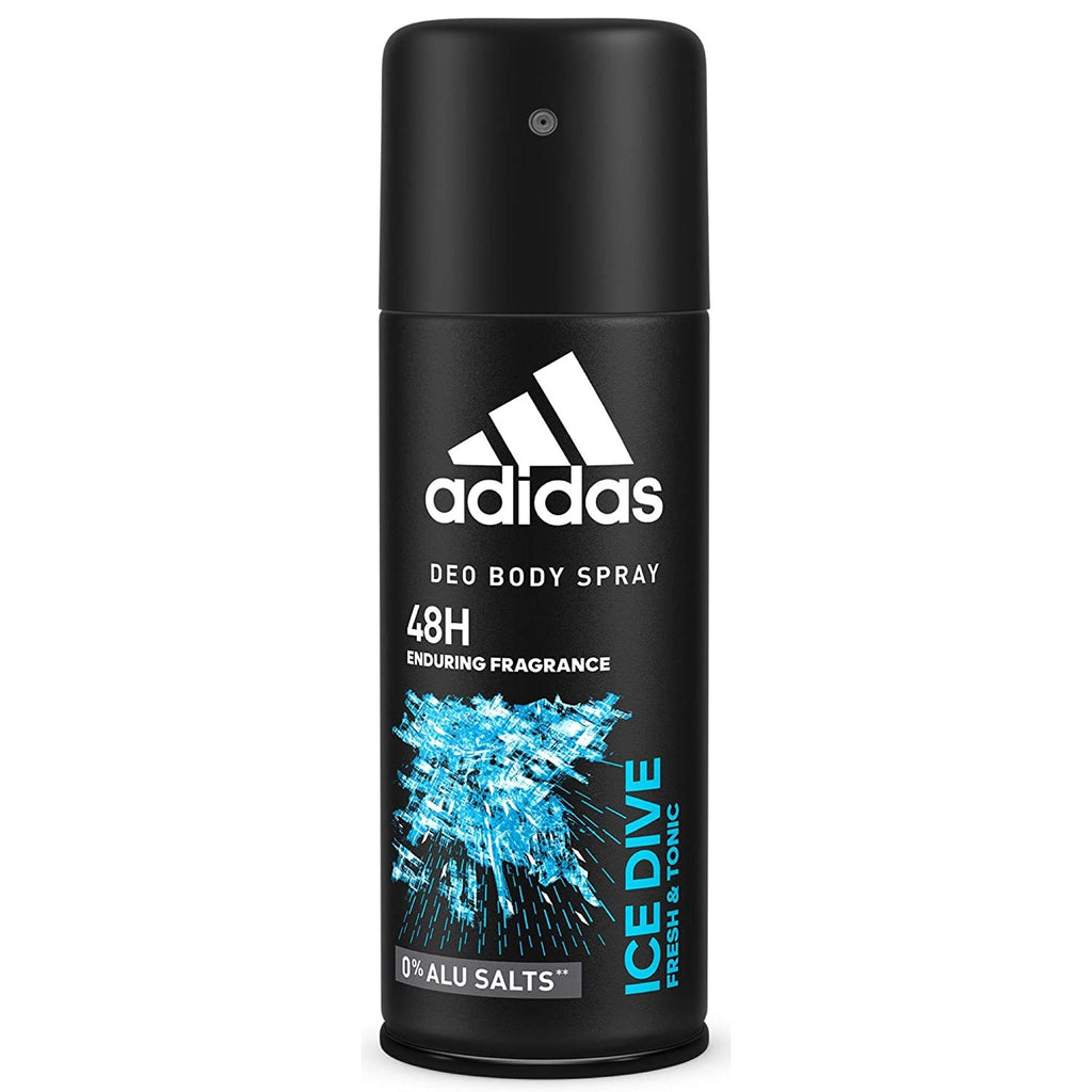 Adidas Ice Dive Deodorant 5 Fl Oz / 150Ml Spray Developed With Athletes & Cool T,COTY,OxKom