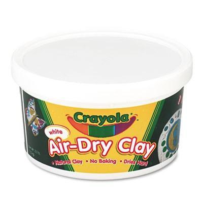 Air-Dry Clay, White, 2 1/2 lbs,Binney & Smith Inc,OxKom