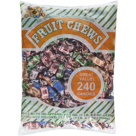 Albert's Chews Fruit Assorted Bag, 240 Piece, 21.2 oz.,Albert's And Son, Inc,OxKom