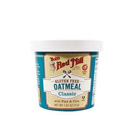 Bob's Red Mill Gluten Free Oatmeal Cup, Classic with Flax/Chia - 1.81 oz -,BOBS RED MILL,OxKom