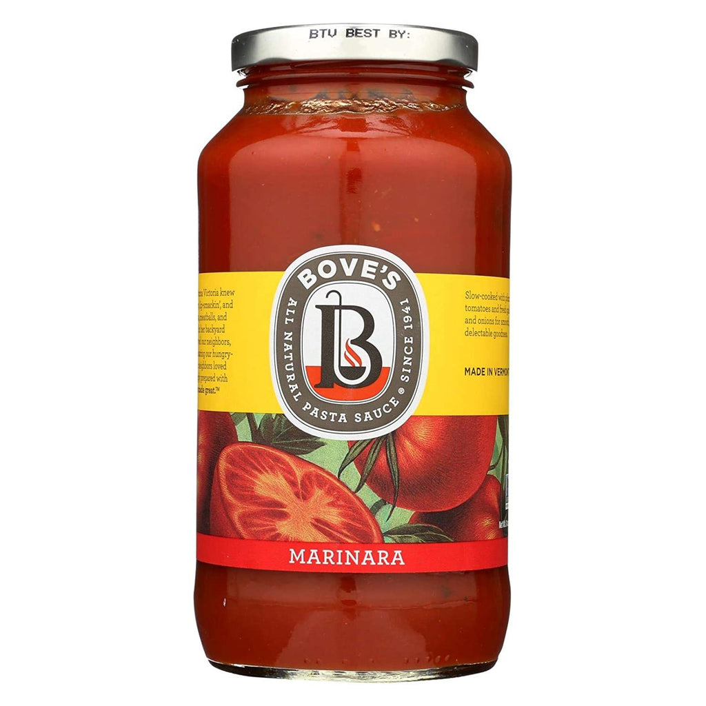 BOVE'S OF VERMONT, PASTA SAUCE,MARINARA 24 FZ,BOVES OF VERMONT,OxKom