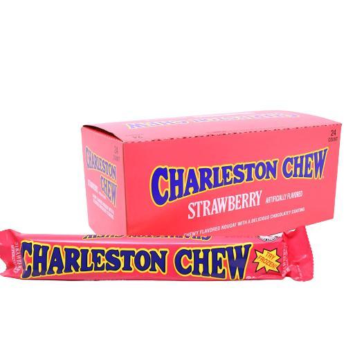 Charleston Chew Bar Strawberry 53g Bars,Tootsie Roll,OxKom