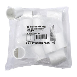 Charlotte Pipe Schedule 40 1 in. Slip x 1 in. Dia. Slip PVC Coupling,Charlotte Pipe & Foundry Co,OxKom