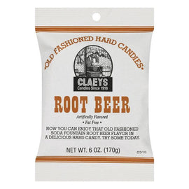 CLAEYS CANDY INC ROOT BEER HARD CANDY6OZ,Claey's,OxKom