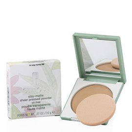 Clinique Stay Matte Sheer Pressed Powder Oil Free 04 Stay Honey 0.27 Oz,CLINIQUE,OxKom
