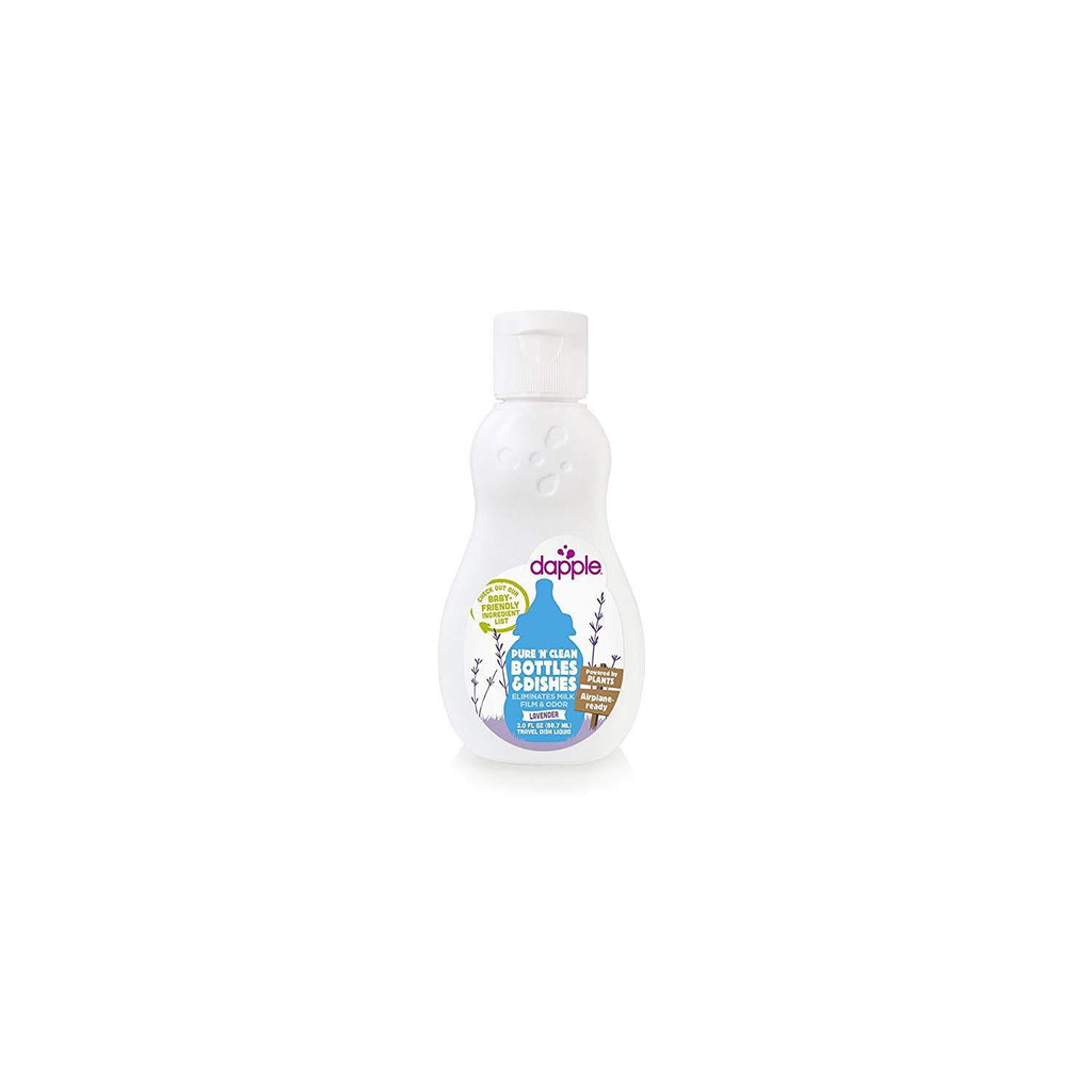 Dapple Baby Bottle and Dish Liquid - Lavender - Travel Size - 3 oz,DAPPLE,OxKom