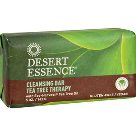 Desert Essence Bar Soap - Tea Tree Therapy - 5 Oz,DESERT ESSENCE,OxKom