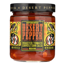 DESERT PEPPER TRADING, SALSA,RSTD TOM,CHPTL COR 16 OZ,DESERT PEPPER,OxKom