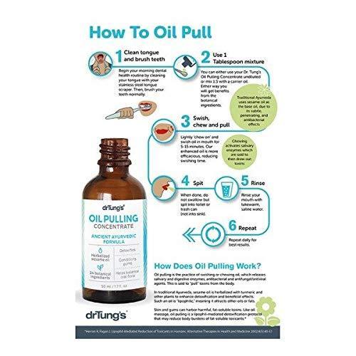 DR. TUNG'S, OIL PULLING CONCENTRATE 1.7 OZ,DR. TUNG'S,OxKom