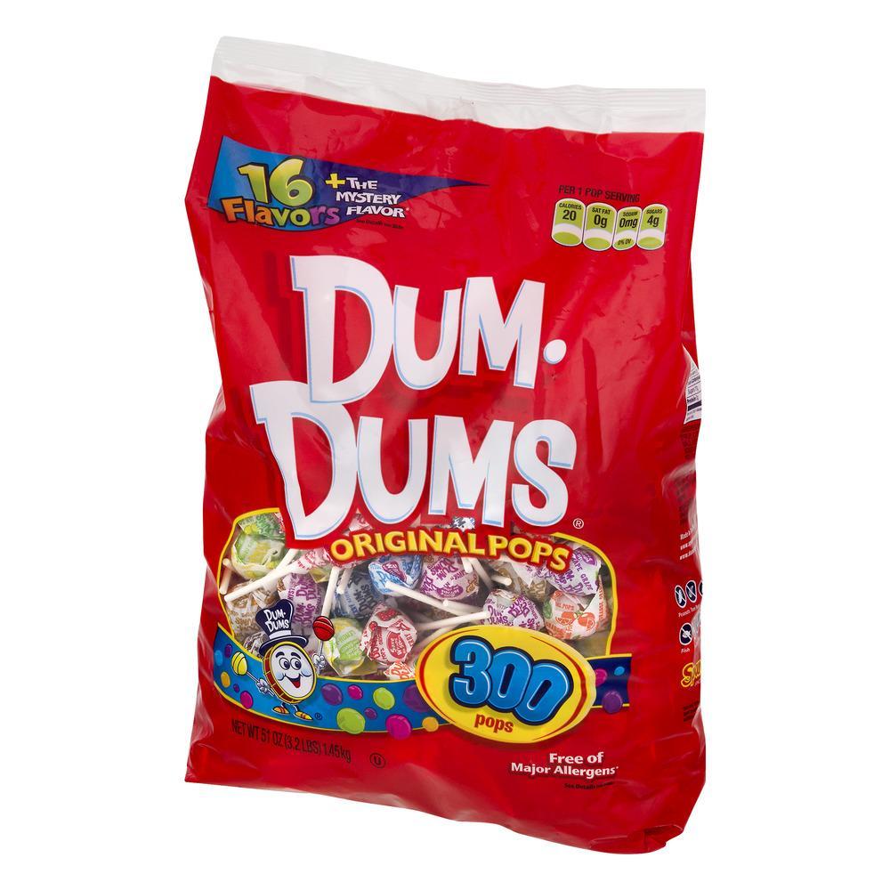 Dum-Dum-Pops, Assorted Flavors, Individually Wrapped,,DUMOND,OxKom