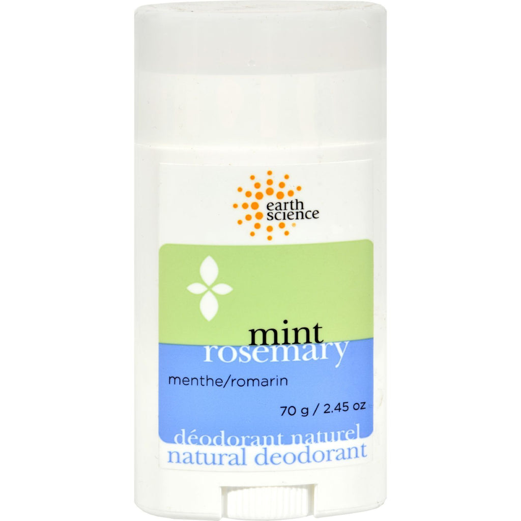 Earth Science Deodorant Natural Mint Rosemary - 2.5 oz,EARTH SCIENCE,OxKom