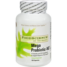 Foodscience Of Vermont Mega Probiotic-Nd - 120 Vegetarian Capsules,FOOD SCIENCE LABS,OxKom