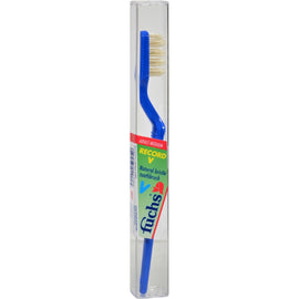 Fuchs Brushes Record V Natural Bristle Toothbrush - Adult Medium -,FUCHS,OxKom