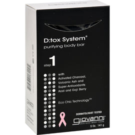 Giovanni D:tox System Purifying Body Bar - 5.3 oz,GIOVANNI HAIR CARE PRODUCTS,OxKom