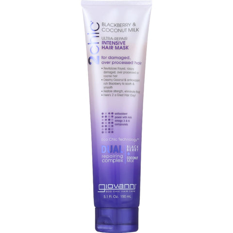 Giovanni Hair Care Products Repairing Intensive Blackberry & Coconut Milk 5.1oz,GIOVANNI HAIR CARE PRODUCTS,OxKom