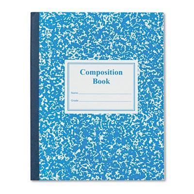 Grade School Ruled Composition Book, 9-3/4 x 7-3/4, Blue Cover, 50 Pages,ROARING SPRING PAPER PRODUCTS,OxKom