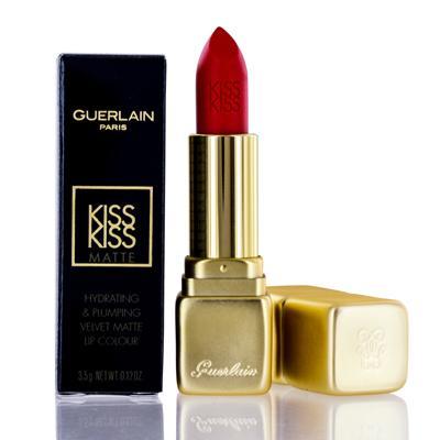Guerlain Kiss Lipstick 0.12 Oz Zesty Orange Matte Lip Colour (M347) Hydrating,GUERLAIN,OxKom