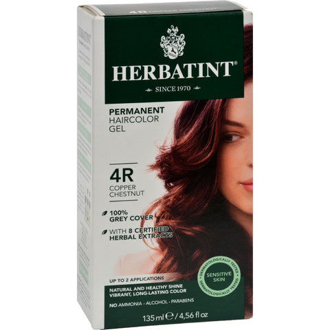 HAIR COLOR, 4R DK CPP CHSTNT,HERBATINT,OxKom