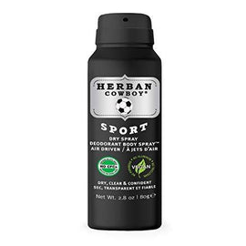 HERBAN COWBOY, SPRAY,DRY,SPORT 2.8 OZ,HERBAN COWBOY,OxKom
