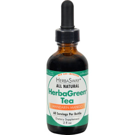 Herbasway Laboratories HerbaGreen Tea Mandarin Mango - 2 fl oz,HERBASWAY,OxKom