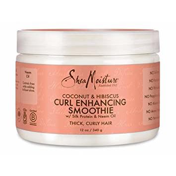 Shea Moisture Coconut & Hibiscus Set Curl & Shine Shampoo & Enhancing Smoothie,SheaMoisture,OxKom
