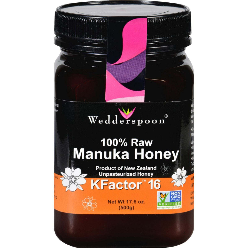 Wedderspoon Manuka Honey 100%Raw Kf16 17.6 Oz,WEDDERSPOON,OxKom