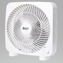 Comfort Zone  9 in. 2 speed Electric  Box Fan,World And Main Cranbury Llc,OxKom