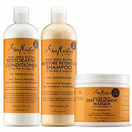 ination Set – Includes 16 oz. Shampoo, 16 oz. Conditioner & 16 oz. Hair Masque,SheaMoisture,OxKom