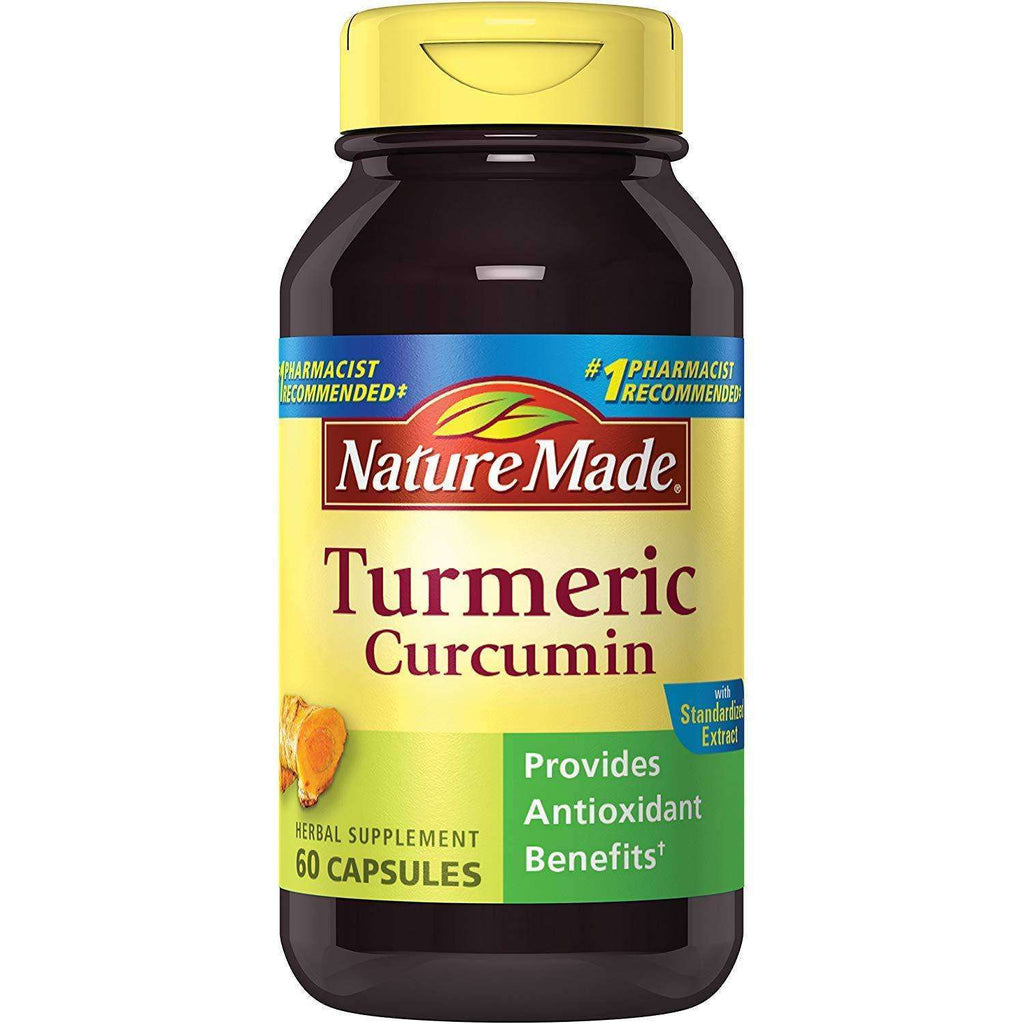 Nature Made Turmeric Curcumin 60 Capsules, Antioxidant Benefits,NATURE MADE,OxKom