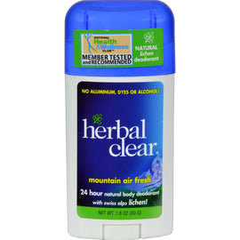 Herbal Clear Deodorant - Stick - Mountain Air Fresh - 1.8 Oz,HERBAL CLEAR,OxKom