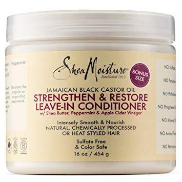 aican Black Castor Oil Strengthen and Grow Leave-In Conditioner, 16 Floral Oz,OxKom,OxKom