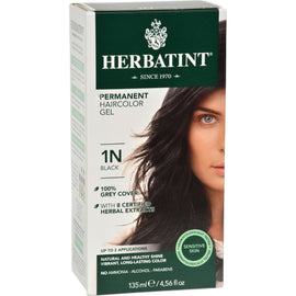 HAIR COLOR,1N,BLACK,HERBATINT,OxKom