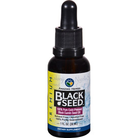 Amazing Herbs Black Seed Oil - Cold Pressed - Premium - 1 fl oz,AMAZING HERBS,OxKom