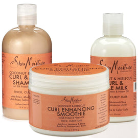 Shea Moisture Coconut & Hibiscus Curl Enhancing Trio,SheaMoisture,OxKom