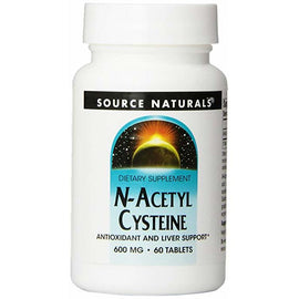 Source Naturals N-Acetyl Cysteine 600 mg 60 Tablet,Source Naturals,OxKom