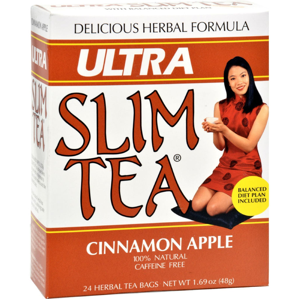 Hobe Labs Ultra Slim Tea Cinnamon Apple - 24 Tea Bags,HOBE LABORATORIES,OxKom