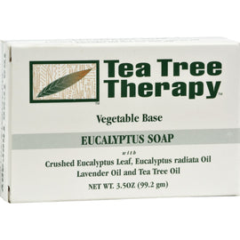 Tea Tree Therapy Eucalyptus Soap Vegetable Base - 3.5 Oz,TEA TREE THERAPY,OxKom