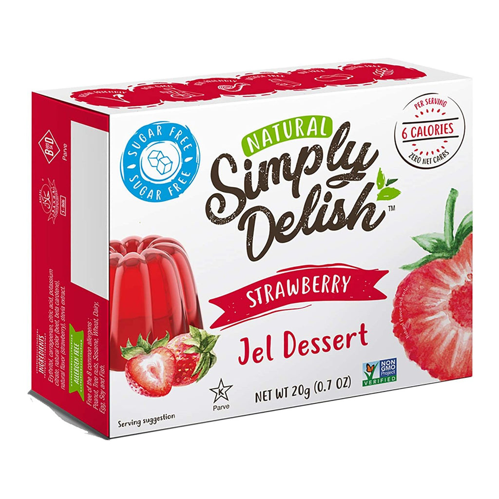 Simply Delish 4 Flavor Bundle, Raspberry, Peach, Strawberry, & Orange .7 Oz,OxKom,OxKom