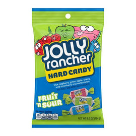 Jolly Rancher Hard Candy Fruit 'N' Sour Flavor Peg Bag, 6.5 Oz,Jolly Rancher,OxKom