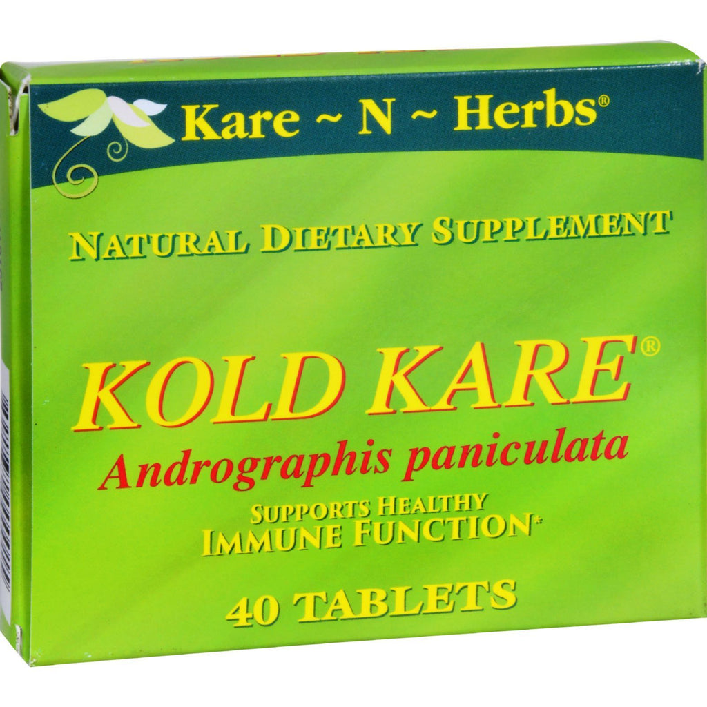 Kare-N-Herbs Kold Kare - 40 Tablets,KARE-N-HERBS,OxKom