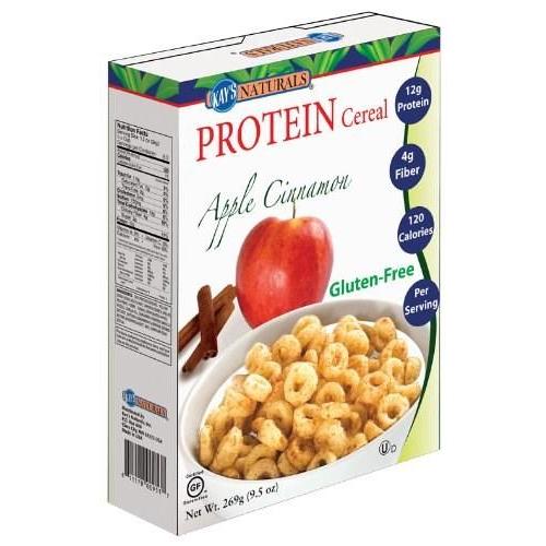 Kay's Naturals Better Balance Protein Cereal Apple Cinnamon - 9.5 oz -,KAY'S NATURALS,OxKom