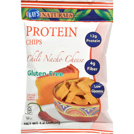 Kay's Naturals Better Balance Protein Chips Chili Nacho Cheese - 1.2 oz -,KAY'S NATURALS,OxKom